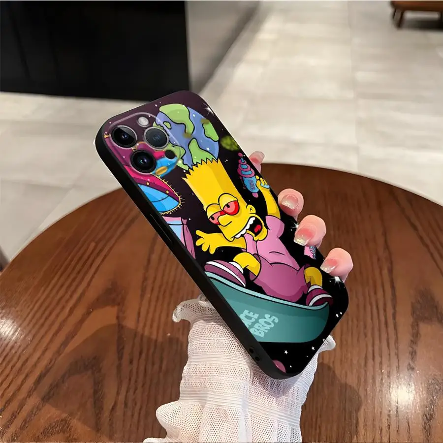 Mischievous Simpson Soft Back Phone Cover Case