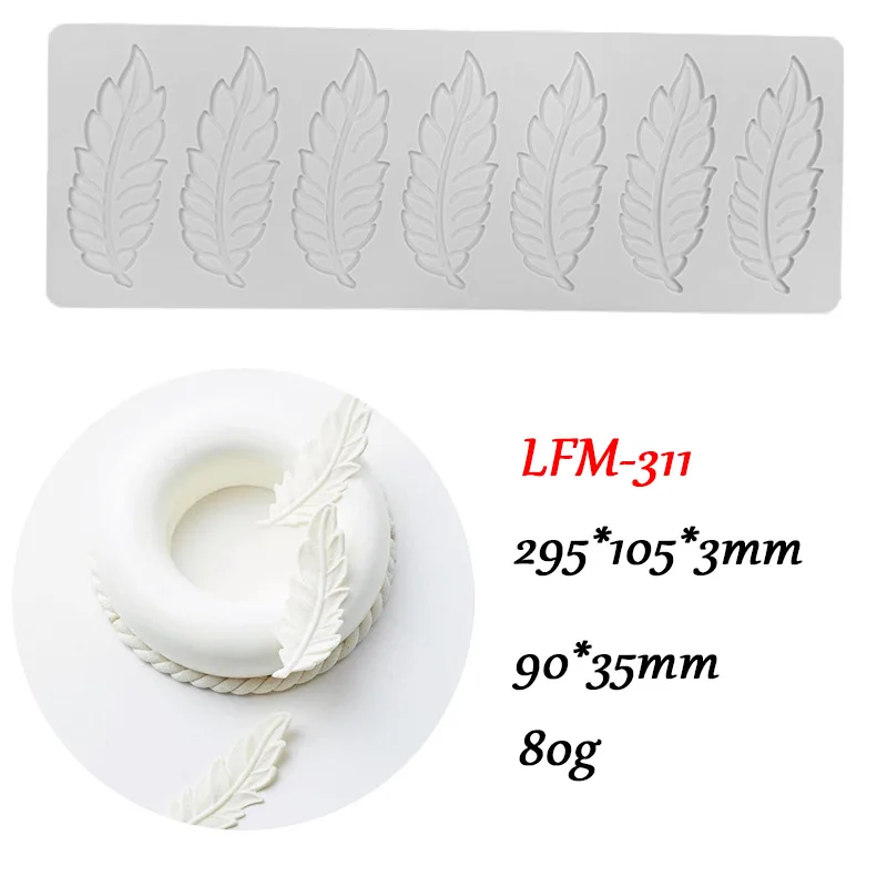 Chinoiserie Pavilion Swan Flower Leaf Lace Silicone Mold DIY Sugar Pad Thin Chocolate C... - SKU FLSM2153 - UGI Packaging