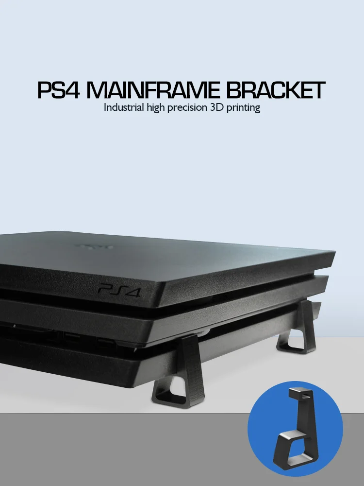 Ps4 Support Blanc pour ps4 pro - Support horizontal pour console de jeu PS4, pieds ...