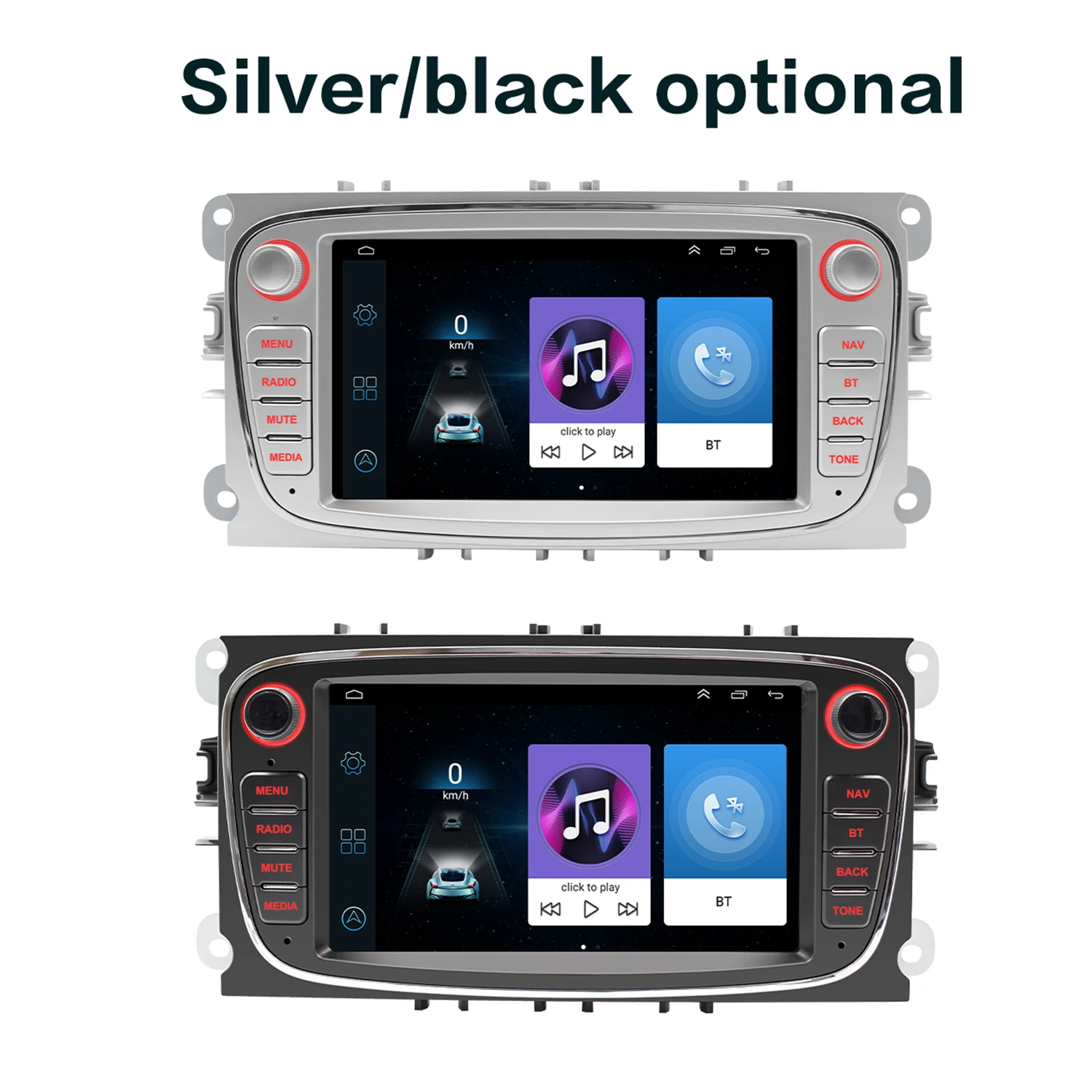 

1set Car Stereo Radio 1G/2G 32G 12 Lights For 2008-2011 Ford Focus Android 12 Rear View New Car Multimedia Players Electronics