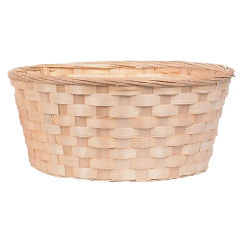 MOUYAT 15PCS 18cm Bamboe Rieten Manden, Ronde Ovale MOUYAT 15PCS 18cm Bamboe Rieten Manden, Ronde Ovale