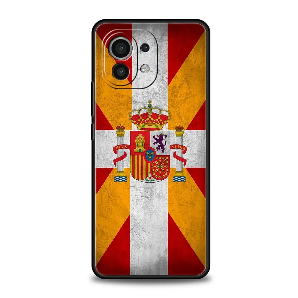 Soft Silicone Spain Flag Phone Case