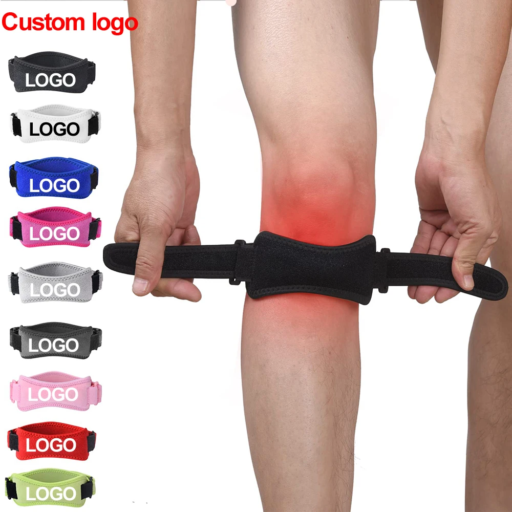

Adjustable Patella Knee Tendon Strap Kneepad Support Band For Running Hiking Volleyball Jumpers Knee Wrap Strap Pain Relief