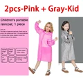 2pcs-Pink Gray-Kid