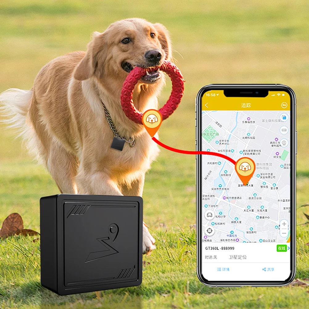 4G GPS Tracker Real Time Car Kids Pet GPS Position Tracking Device Mini Portable Car Tracker Anti-Lost GPS Locator for Elderly C