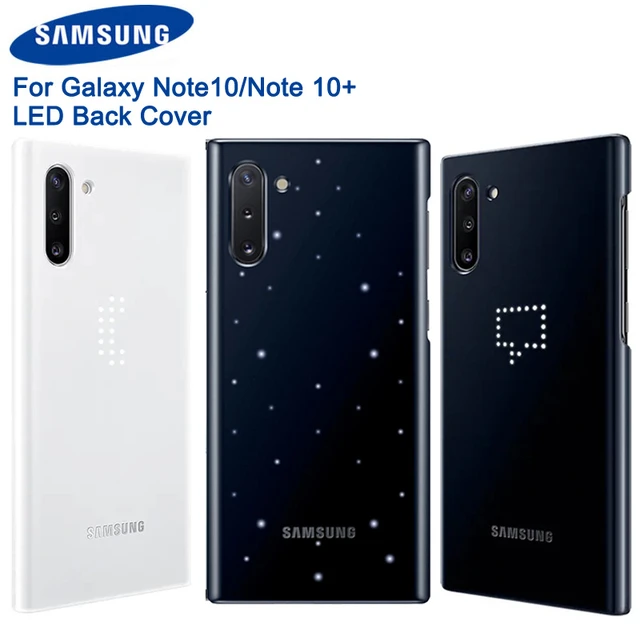 Original Samsung Led Cover For Samsung Galaxy Note10 Note 10 Plus Note10+ 5g Emotional Led Lighting Effect - Mobile Phone Cases & Covers AliExpress