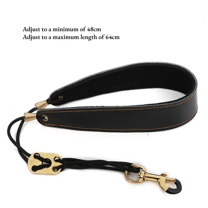 Saxophone Strap Protection Neck For Soprano Tenor Alto Baritone Sax Musical Instrument Leather Saxophone Lanyard Neck Strap saxophone strap saxophone accessories