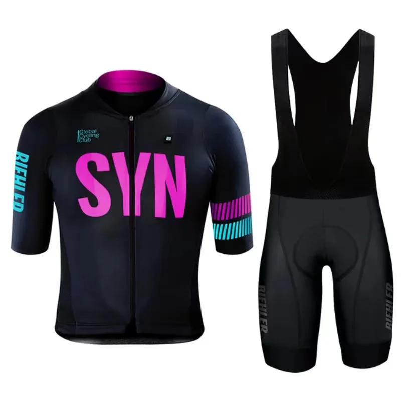 SYNful Quick Dry Short Sleeve Men's Cycling Clothing Set Mountain Bike Suit Summer 2024 Ciclismo Ropa Hombre 5