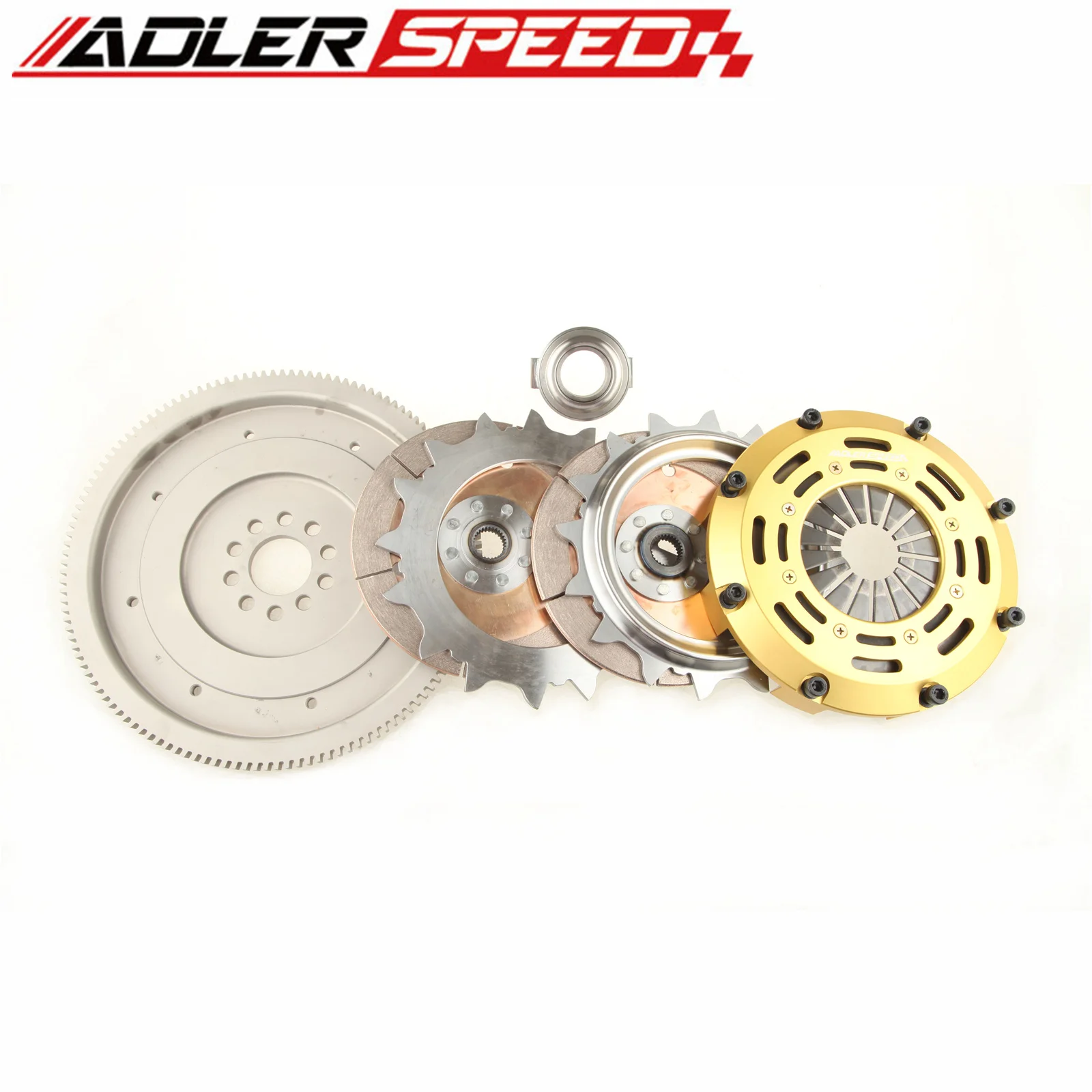 Adlerspeed Racing Frizione Twin Disc Kit Per 81-95 Ford Mustang Gt Svt 5.0L V8