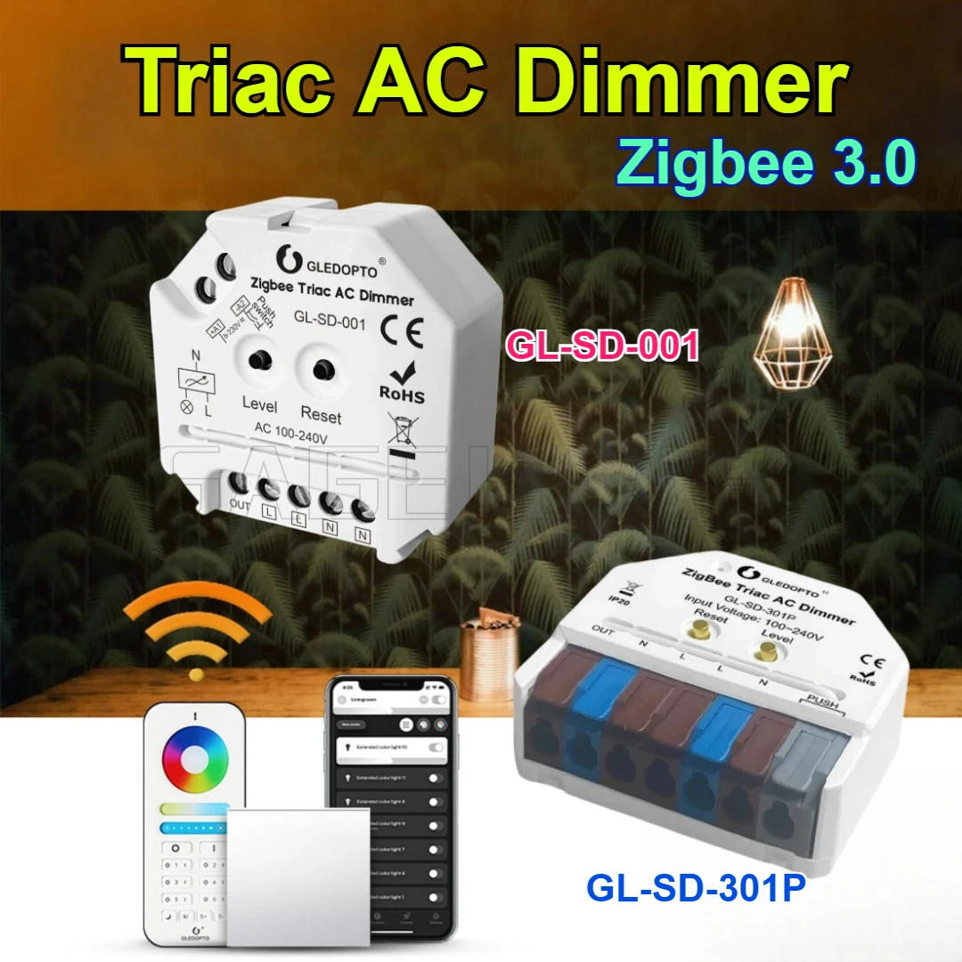 KYOTECH Dimmer Per LED 220V A Manopola – Interruttore Da Incasso Per Luci Dimmerabili 3-200W (Bianco) - 2