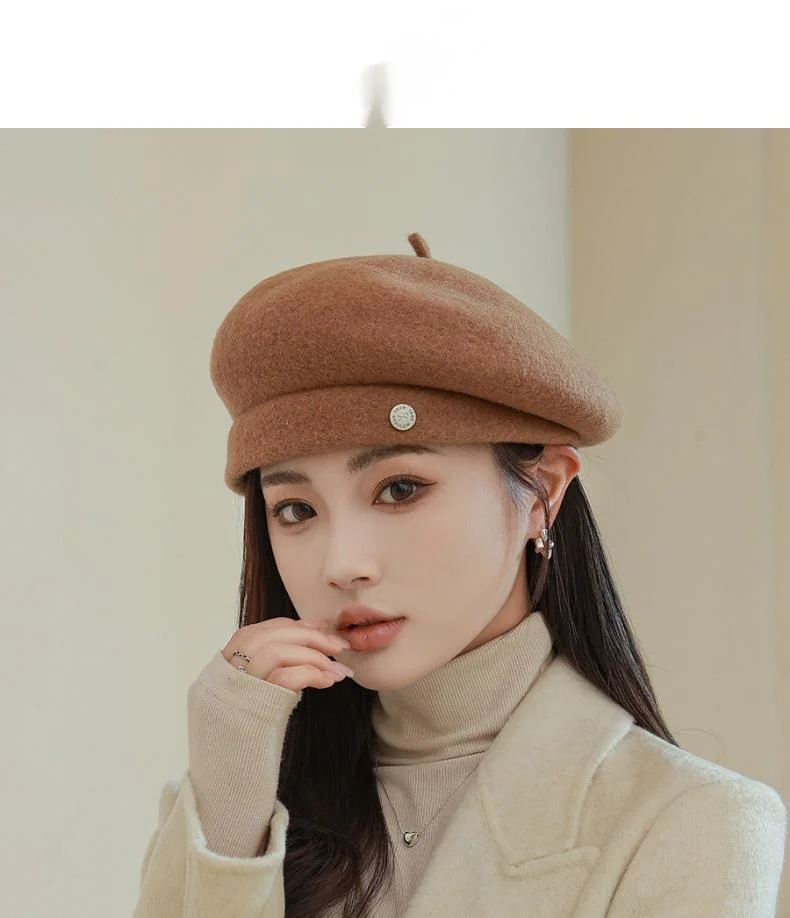Wollbarette Für Kinder Im Koreanischen Herbst- Und Winterstil_voghion.com