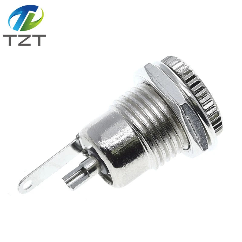 1/5PCS DC099 5,5mm x 2,1mm DC Power Jack Buchse Weibliche Panel Mount Stecker Metall DC-099 Offene Loch 11MM 5,5*2,1 5,5*2,5 – Detail 15