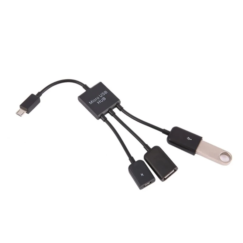 OTG Adapter USB To Type C Adapter Type-C USB Adapter OTG Cable USB 2.0 Male To Micro Female Adapter HUB 3 in 1