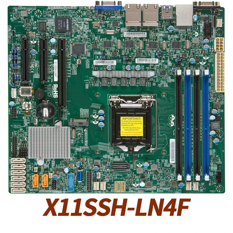 

X11SSH-LN4F для материнской платы Supermicro v6/v5 7-го/6-го поколения E3-1200