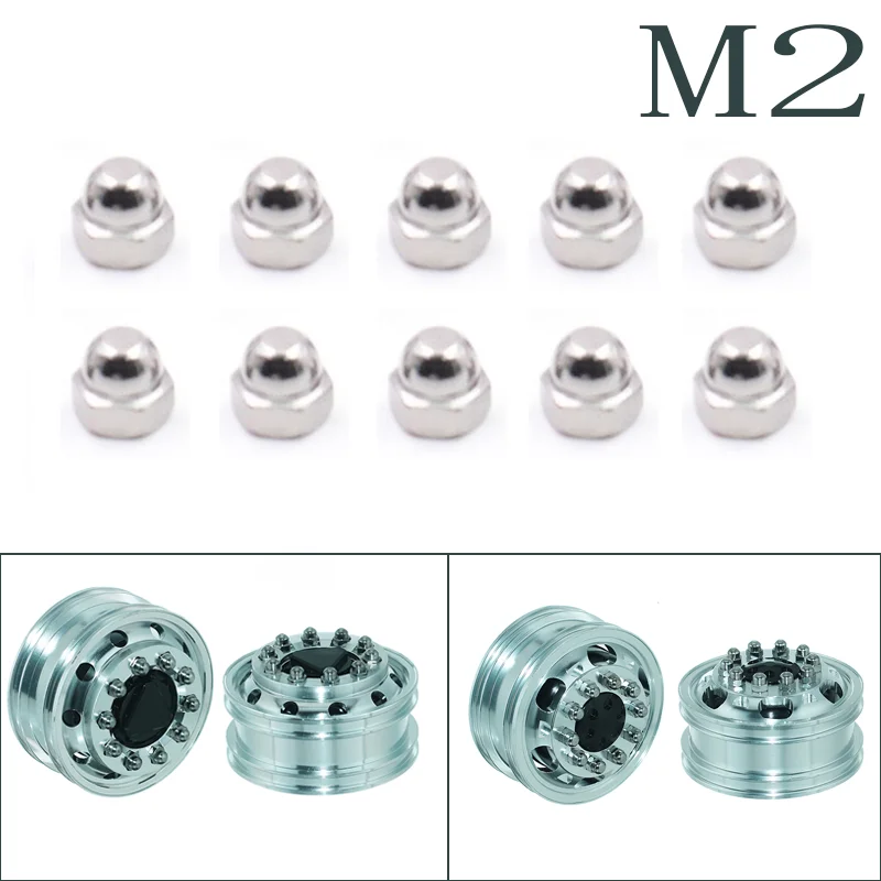 Truck 1 14 Rc Parts Scania 1 14 Tamiya Truck Parts Rc Crawler Wheel Screw 10pcs M2