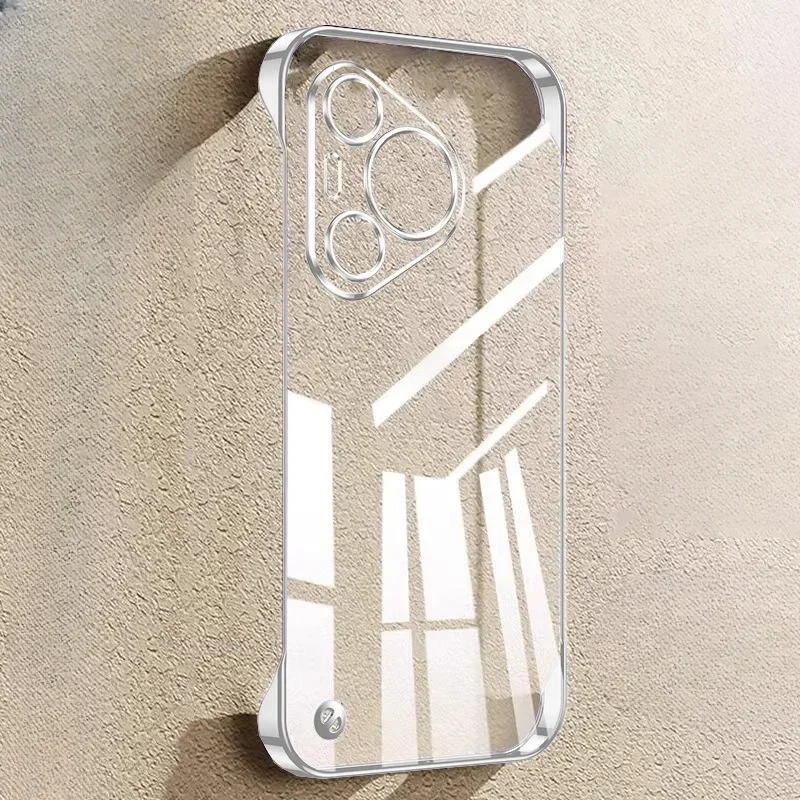 Ultra Electroplated Transparent Frameless Phone Case - Sleek and Durable Design