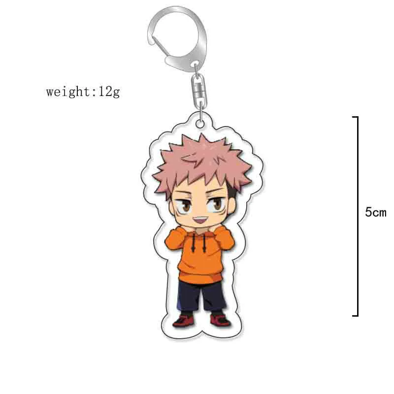 Anime Jujutsu Kaisen Rubber Strap Keychain Keyring Phone Charm Bag Pendant  Gift