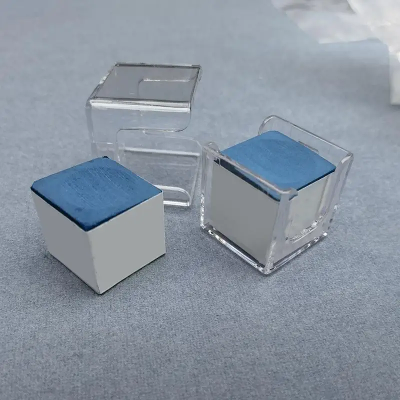 Acrylic Billiard Chalk Holder Moisture Proof Storage Box