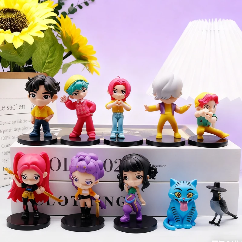Kpop Demon Hunters Figures, Huntrix Rumi, Mira, Zoey, Derpys