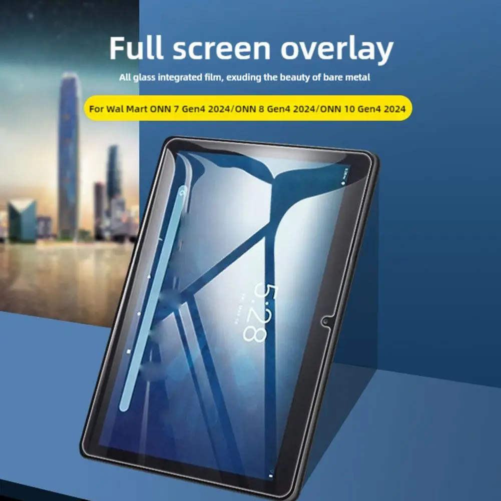 1/2PCS Tempered Glass Full Screen Protector for ONN 12.1 Tablet Pro 2024 Wear Resistant Explosion-Proof Tablet Protective Film 5