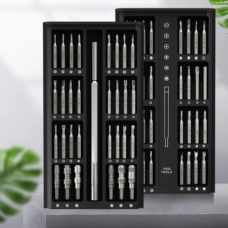 Magnetic Screwdriver Set 63 In 1 Kit Bits