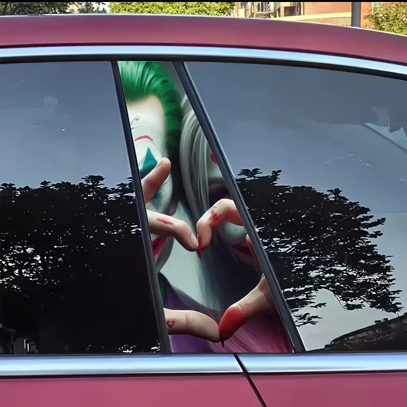 Car stickers scratch resistant PVC suitable for B pillar door sticker car stickers 2 pieces