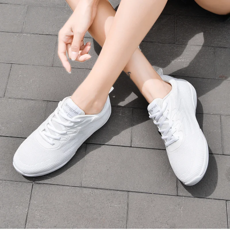 Kids' Sneakers Children's Competitive Aerobics Shoes Soft Bottom Fitness Sports Shoes Jazz Modern Square Girls Boys Dance