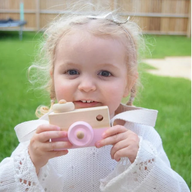 Cute Hanging Wooden Camera Toys Kids Toy Gift Room Decor Furnishing Articles Wooden Toys for Kid Birthday Gift 1