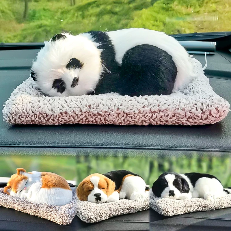  Cute Simulation Sleeping Panda Car Ornament Home Decorations  Furnishing Accessory for Car Dashboard,Office Desk,Room Decorate : Home &  Kitchen