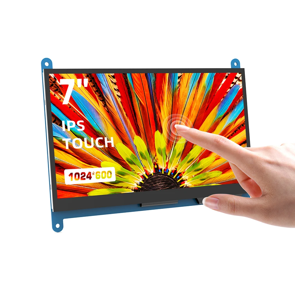 Raspberry pi b b Mais a Mais Monitor 1024×600 Ips 5-pontos Touchscreen Capacitivo Compatível com Windows 10 Unidade Livre 7