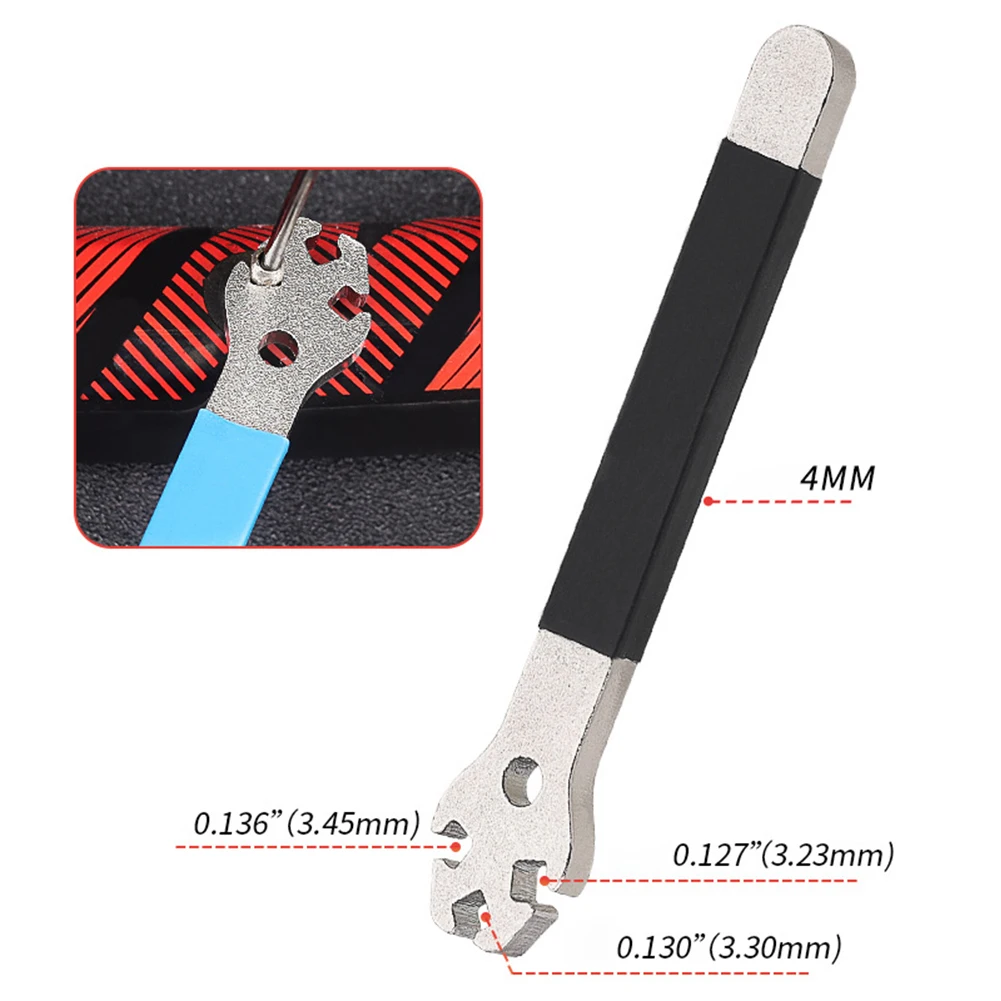 Bicycle Wheel Spoke Wrench 3.45/3.23/3.3mm Tightening Correction Tool
