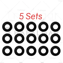 Replacement Rear Camera Glass Lens with Adhesive for Samsung Galaxy A35 5G (5 Sets)