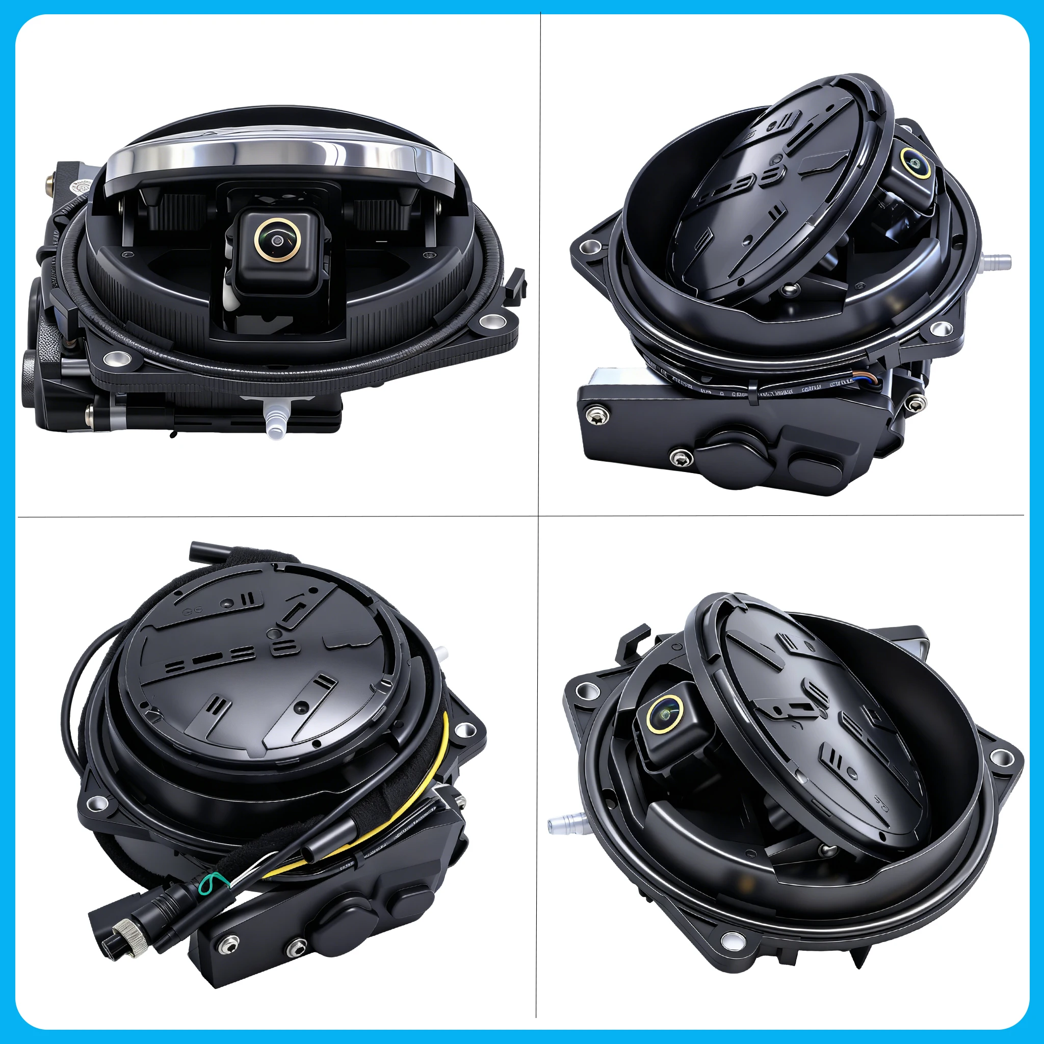 AHD 1080P CVBS - 반전식 엠블럼·로고 후진 주차 보조 카메라 CCD HD 170° 차량 후방 시야 카메라 (Golf 5678 B678 MK5 MK6 MK7에 맞춤형)