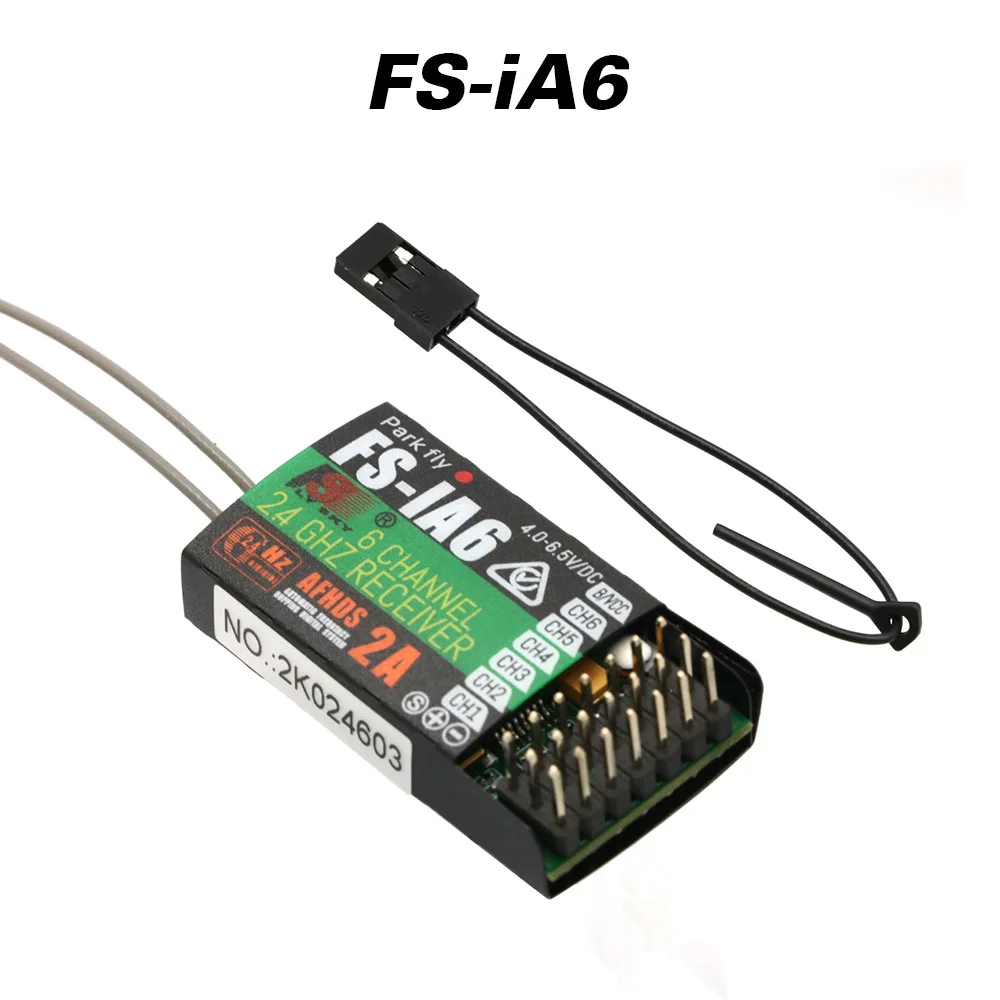 Récepteur RC Flysky FS-iA6/FS-iA6B/FS-X6B/FS-iA10B 2.4G 6-10 Canaux