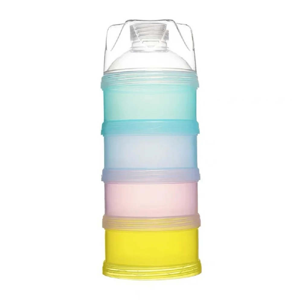 4 Grid Portable Milk Powder Box Container For Toddlers