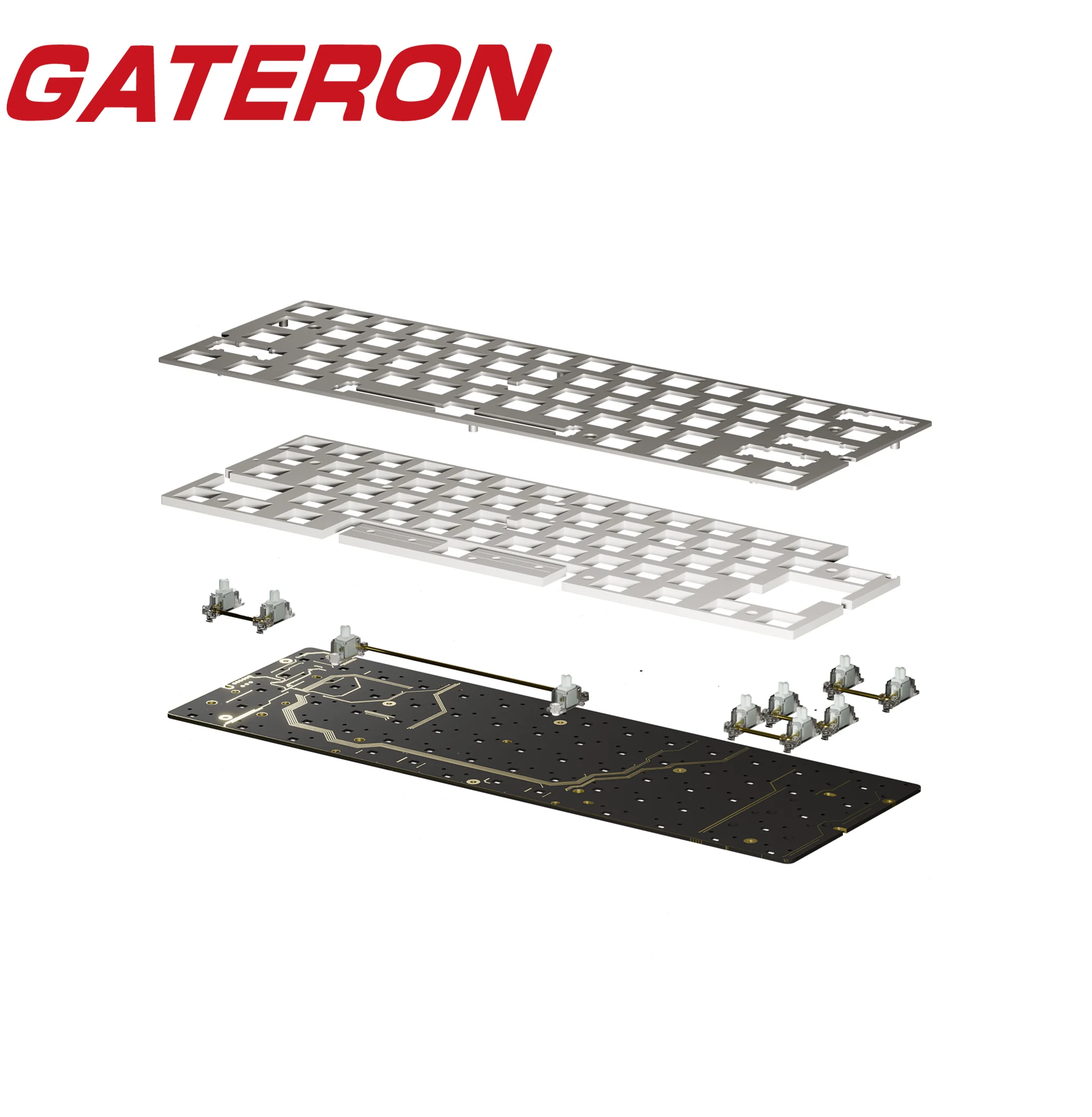 GATERON GT60 PRO Magnetic Keyboard PCB for 60% Layout