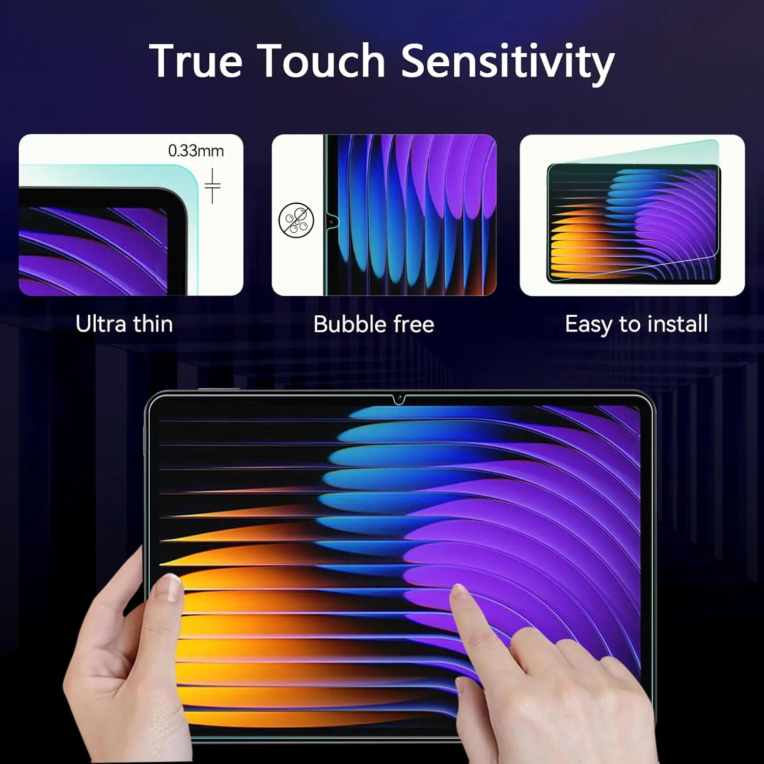 Premium Tempered Glass Screen Protector Duo Pack