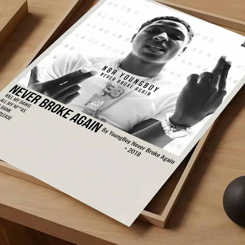 Y-YoungBoy Rapper Kunstposter, wasserdicht, Vintage-Filmposter, hochwertiger Wandkunstdruck für Raumdekoration, Geschenk – Detail 7
