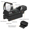 Tactical Riflescope Hunting Optics Red Green Projected Dot Sight Reflex 4 Reticle Scope Collimator Sight for 11mm/20mm Rail 5