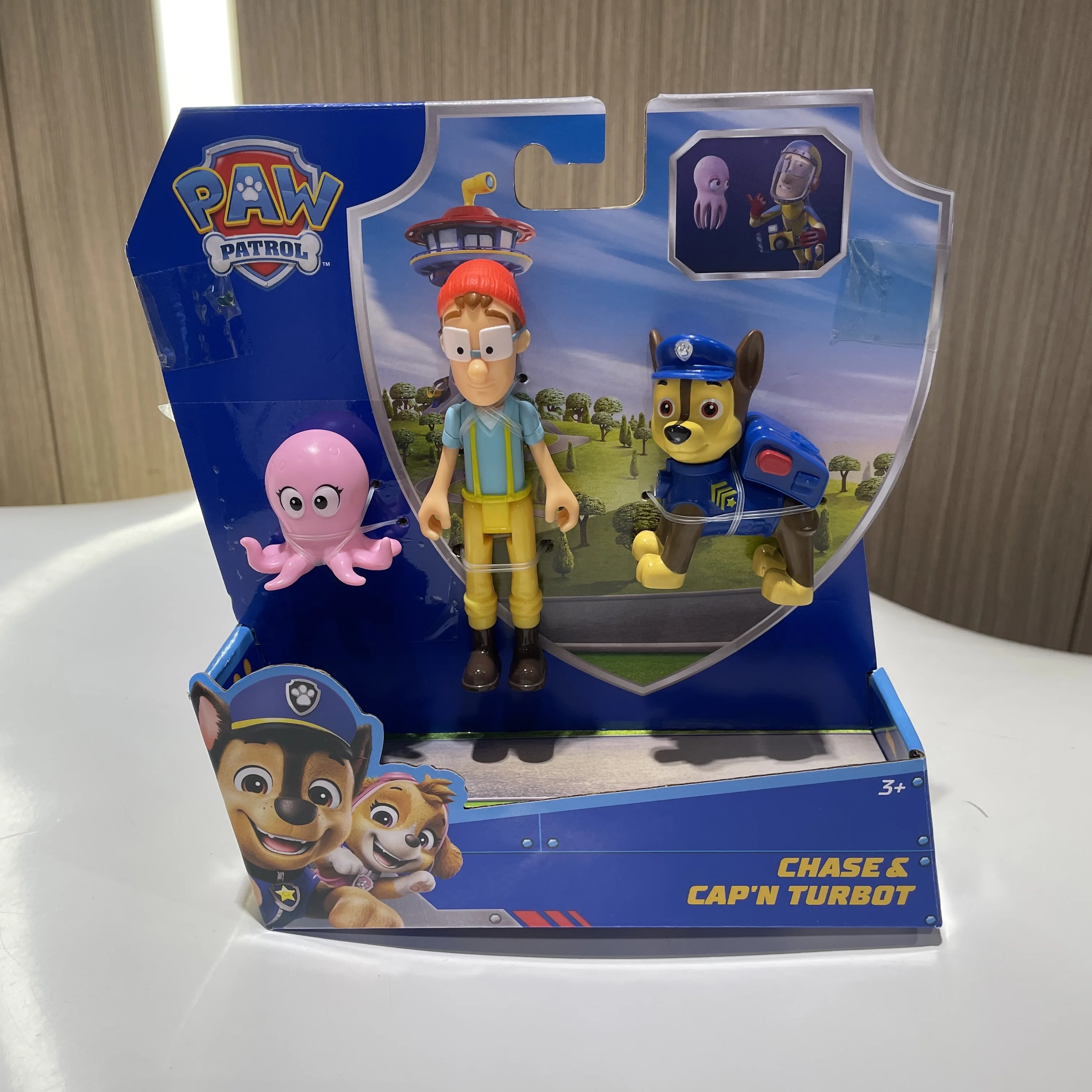 100% genuino Paw Patrol capitán turbo Mayor Goodway Chickaletta Humdinger Danny Yumi conjunto de figuras de acción niños
