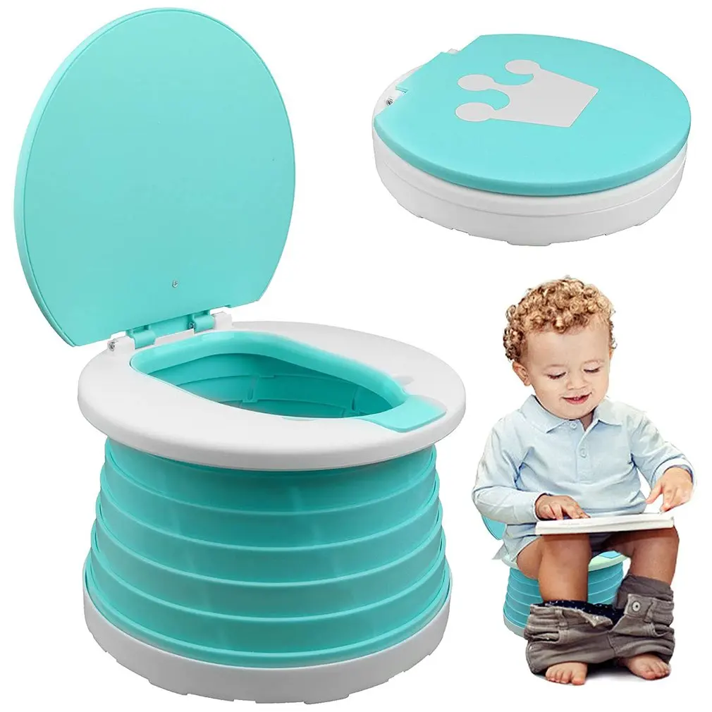 Acheter Siège de toilette pliable pour enfants, pot de voyage pour enfants,  siège de pot pour bébé avec protection contre les éclaboussures, 30  plastique