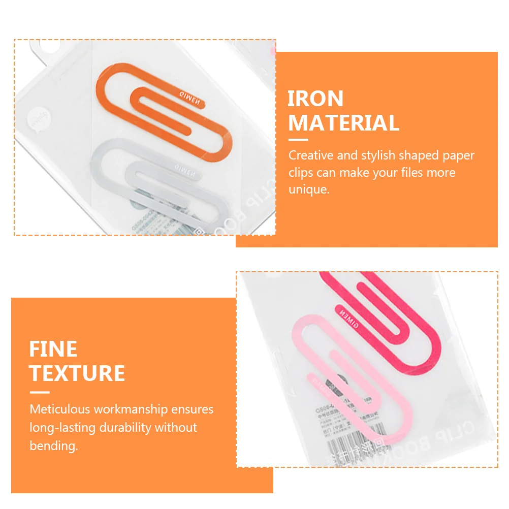 

Paperclip Bookmark Delicate Clips Decorative Bookmarks Students Adorable Creative Cases