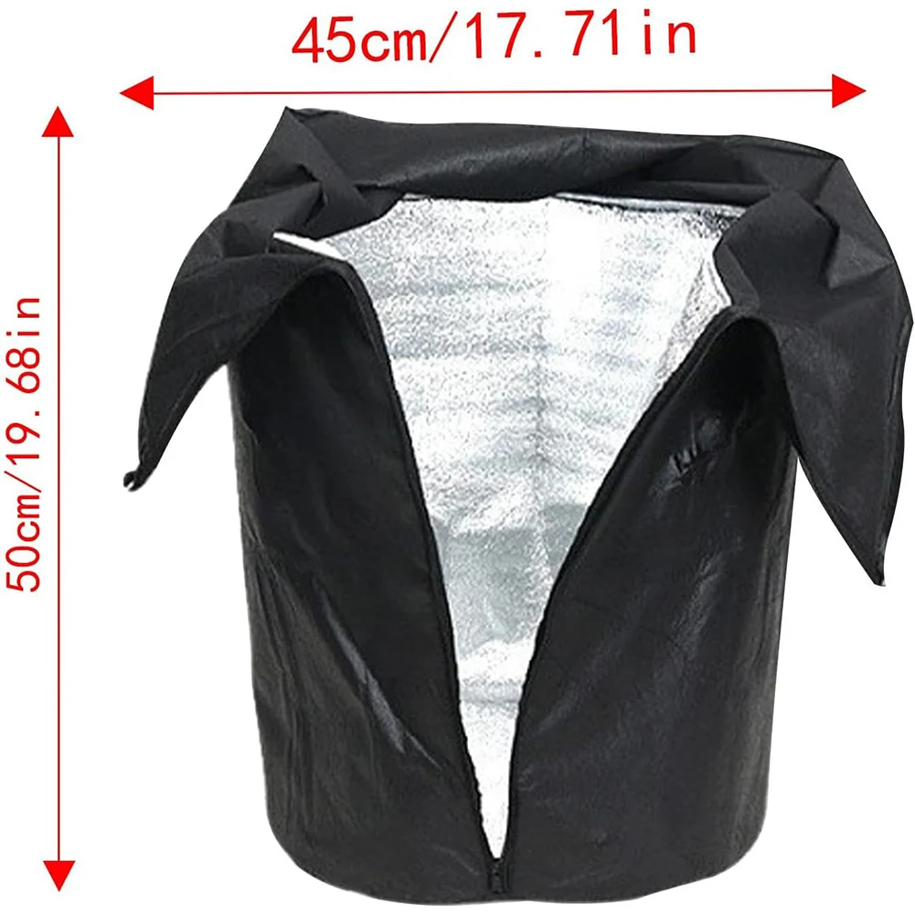 Waterproof Black Frost Protection Bags for Potted Plants