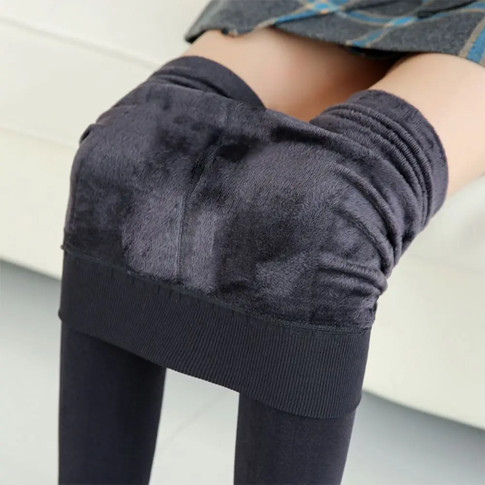 

Women Thermal Underwear Pants Stretchy Winter Thick Leggings Fleece Lined Thermal Warm Sherpa Pants Casual Tights Clothes