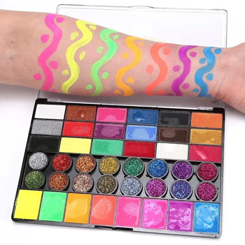 Water-soluble Body Paint Face Paint Set 42 colors Stage Makeup Multi-color Painting Creative Painting Festival Oil Painting Set Professional