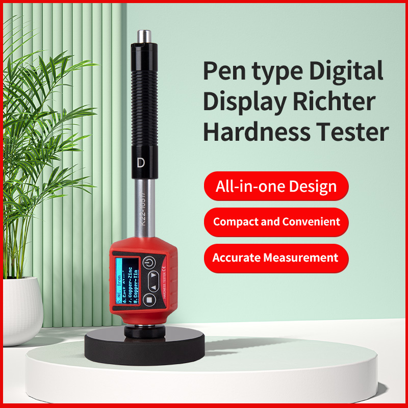 Pen-type Portable Leeb Hardness tester Digital Metal hardness tester for Stainless Steel Range HRC HRB HL HB HV HS durometer