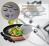 220V Multipurpose Electric Hot Pot, Skillet and BBQ Grill, Nonstick Surface 2