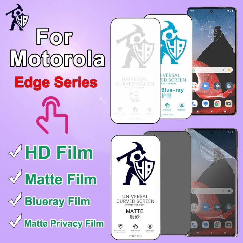 

Гидрогелевая защитная пленка для Motorola Edge 20/30/40 Pro/E5/E6/E7/E32/E40