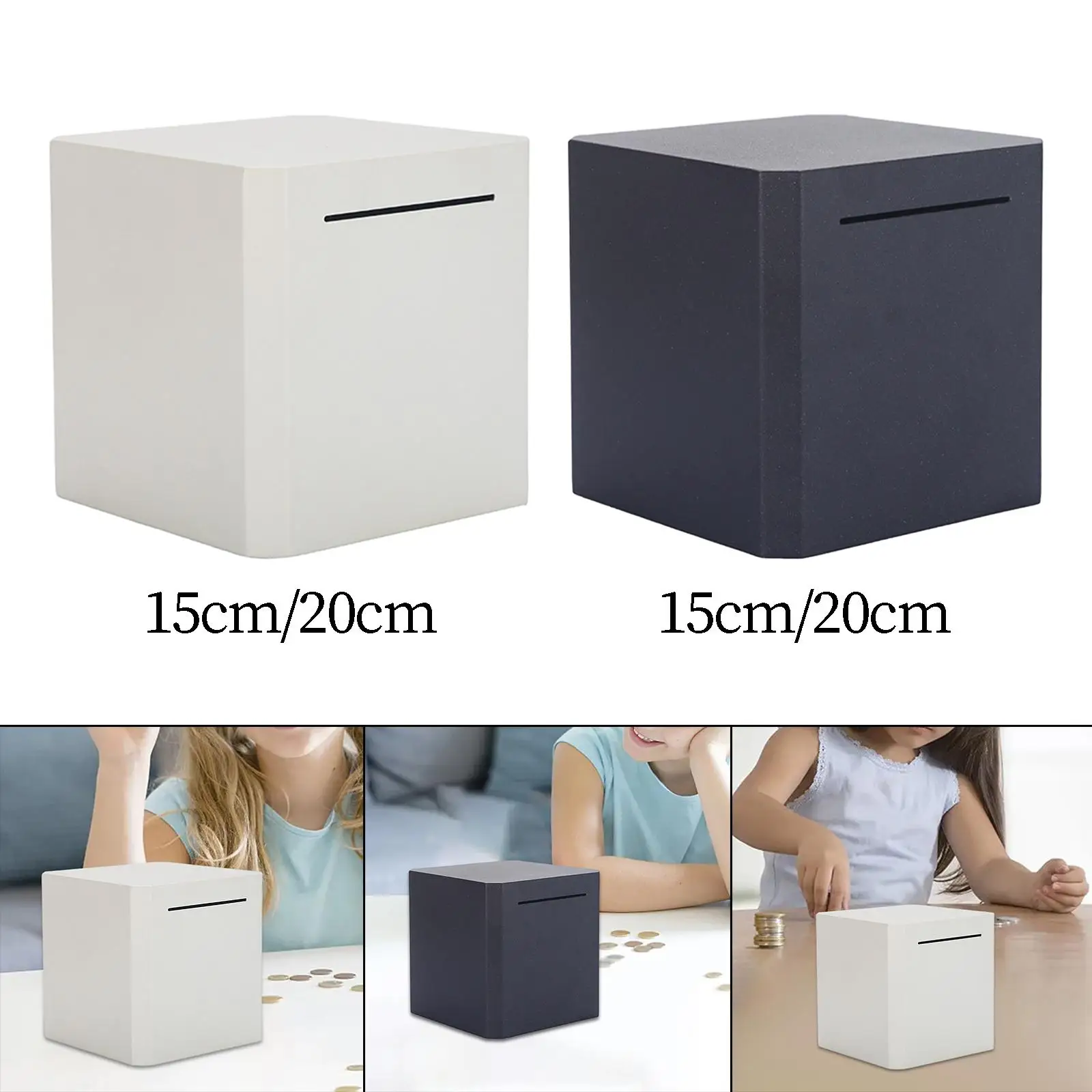 Money Box Organizer Treasure Box Versatile Saving Piggy Bank for Kids for Home Decoration Birthday Gift Souvenir Wedding