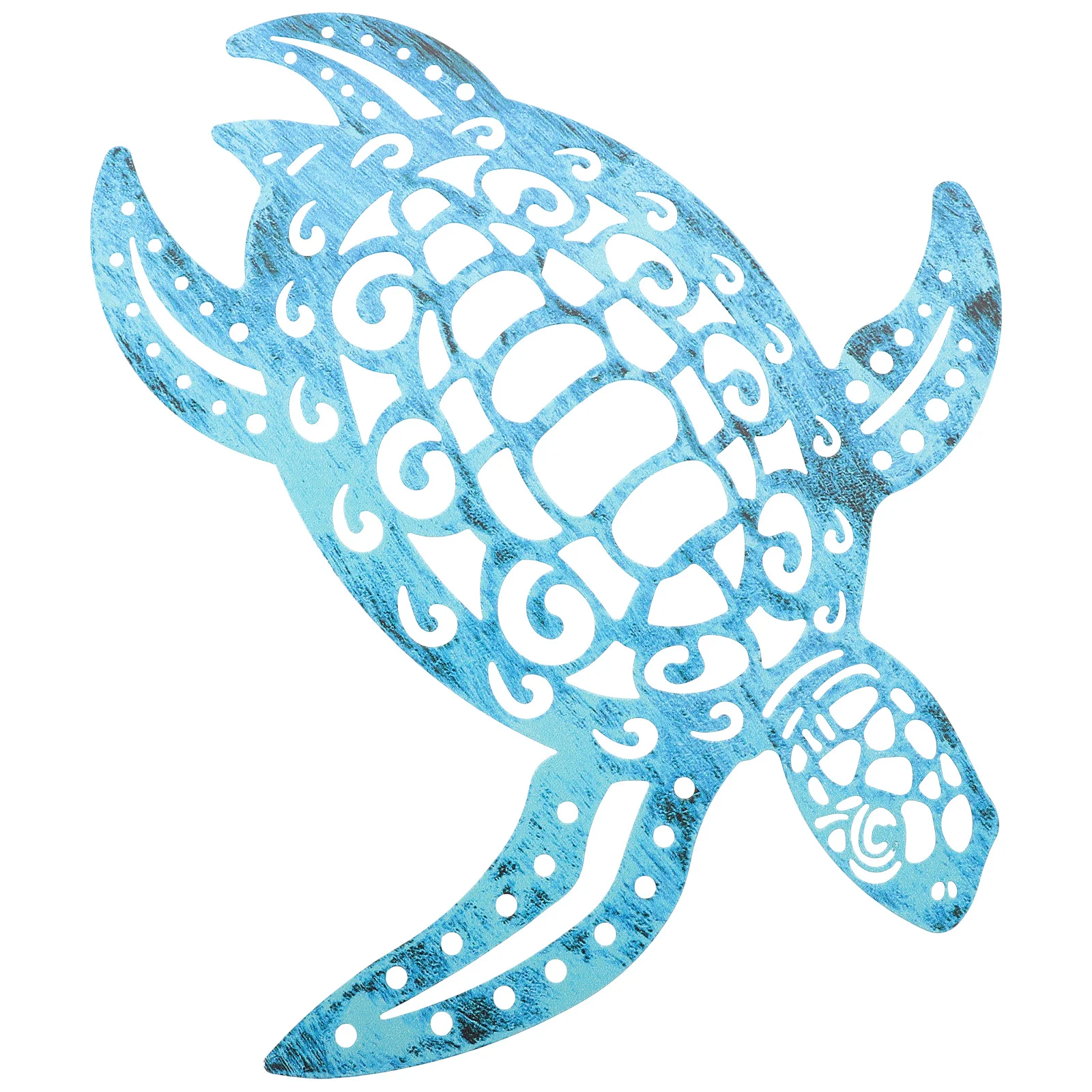 

Tortoise Wall Hollow Turtle Hanging Crafts Nautical Decorations for Home Sea Bathroom